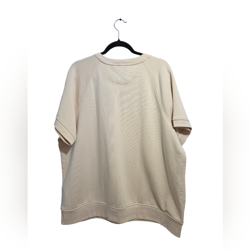 Carhartt French Terry Short Sleeve Relaxed Fit Shirt Stone Ash Women's Size XL - Picture 7 of 7